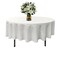 90 Inch Round Tablecloth Polyester Poplin Wrinkle Resistant Stain Resistant